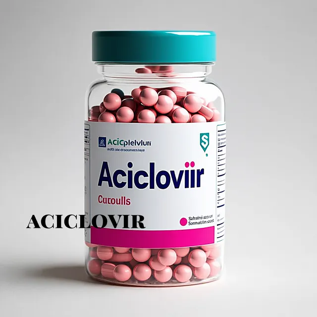 El aciclovir es con receta medica